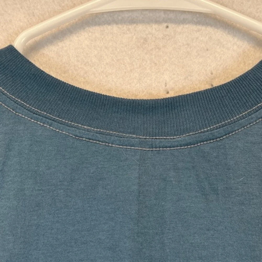 VTG 90s Rasta Man Running Man‎ T-Shirt Mens XXL Blue Rastafari Reggae Jamaica